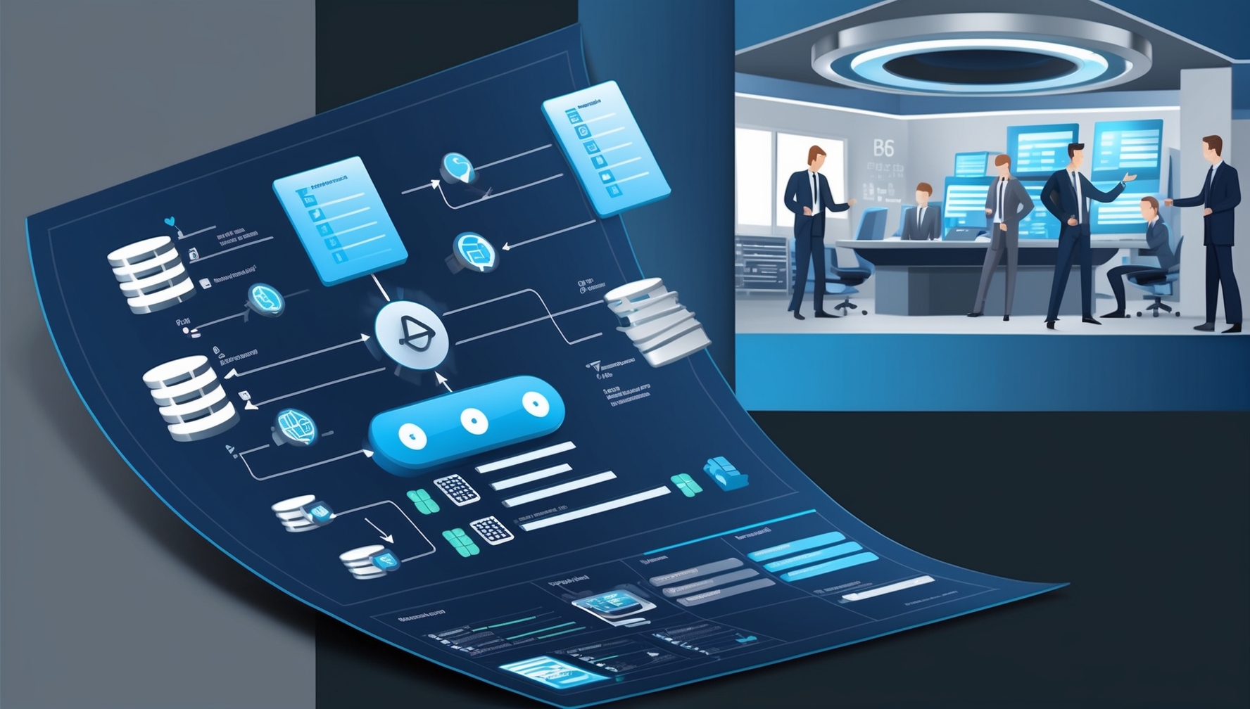 Image of a business continuity and disaster recovery plan being used by IT Professionals