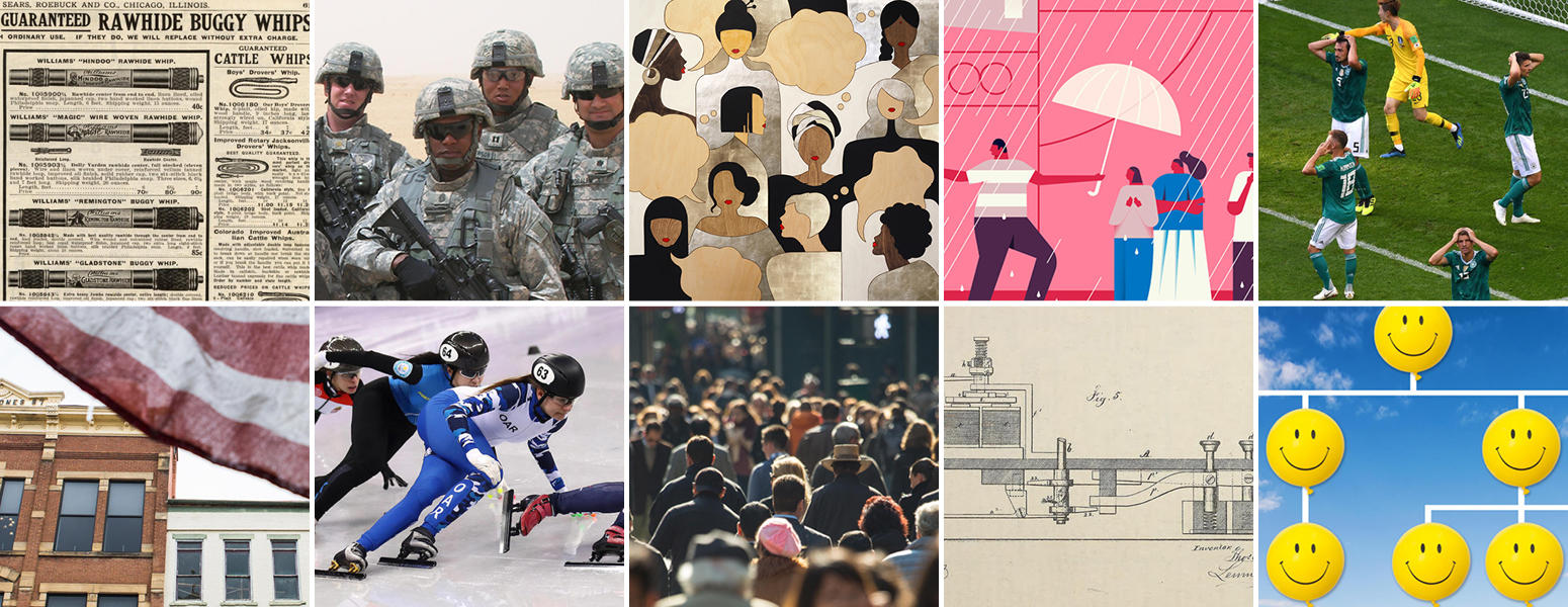 A collage of Insights artwork