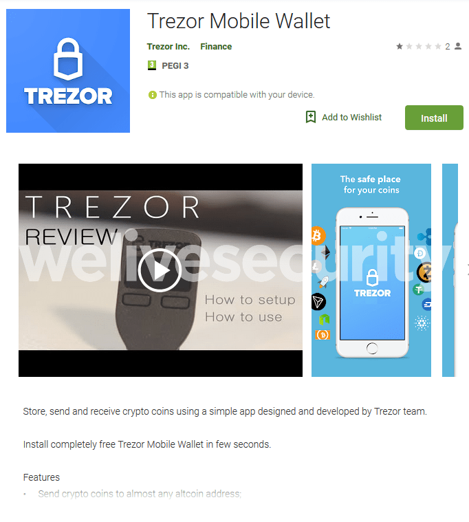 A simple guide to set up your TREZOR One wallet