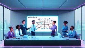 IT professionals reviewing and learning from an example of a governance plan in support of a federated model