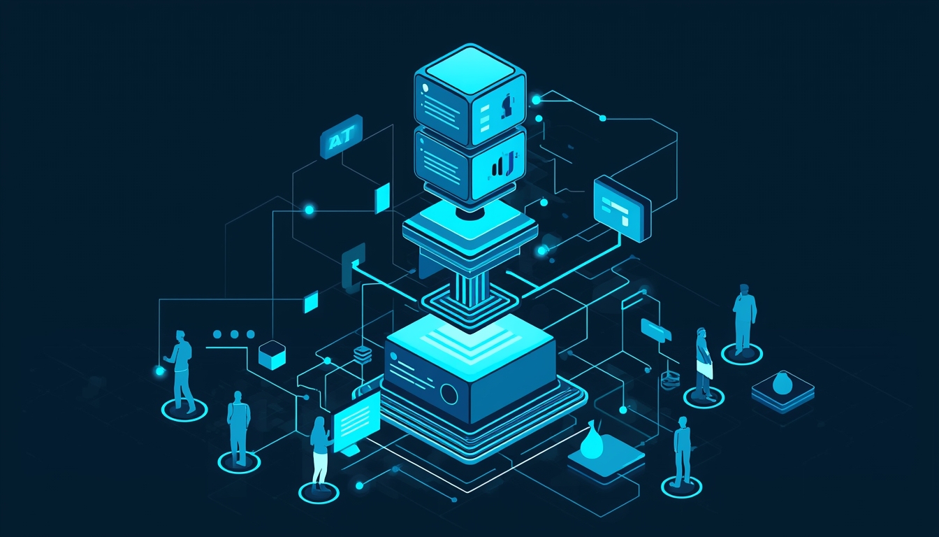 Visual Representation Of An Artificial Intelligence (Ai) Stack